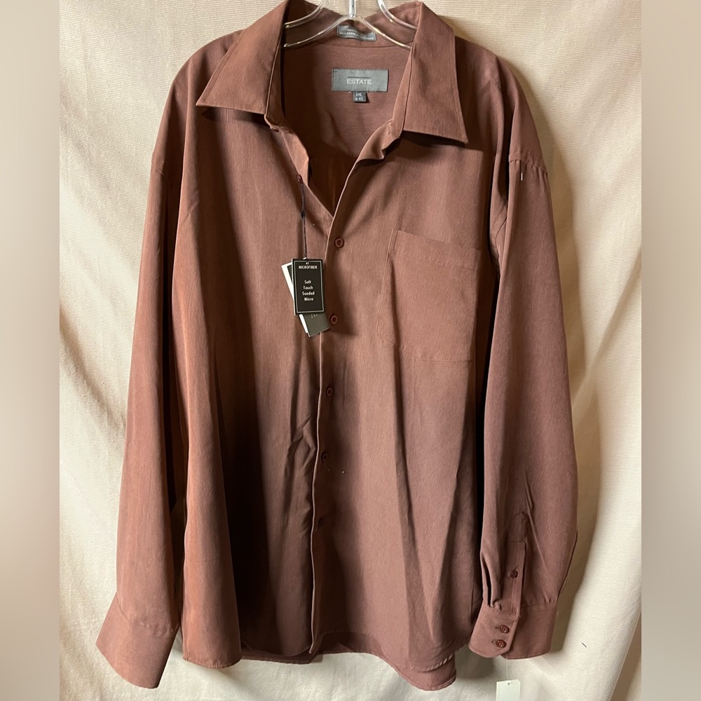 Estate button down shirt nwt
